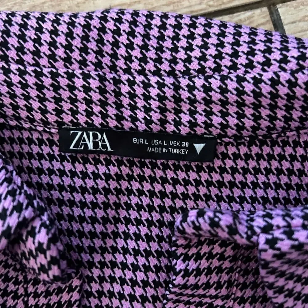 Zara gingham pink long sleeve - Picture 4 of 4